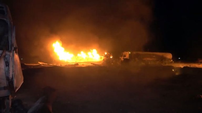 Dozens killed in US airstrikes on Yemen port, Houthis say